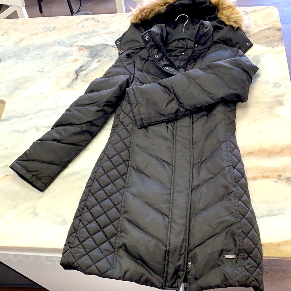 Kenneth Cole DUCK 🦆 DOWN winter coat 3/4 length NEVER WORN